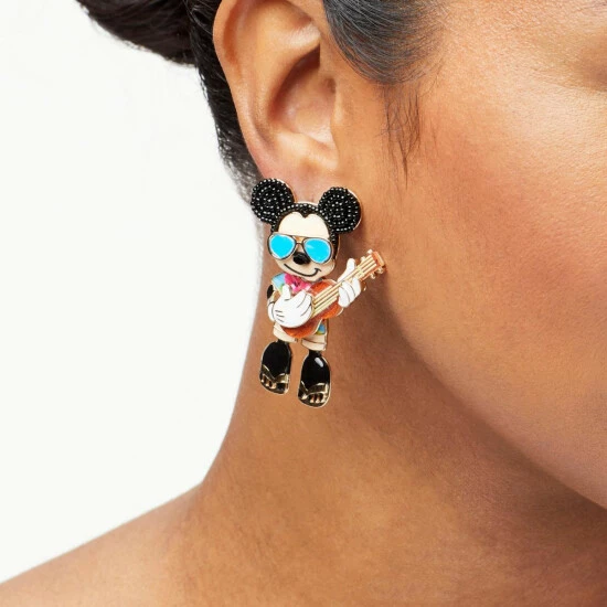 BAUBLEBAR Ukelele Disney Mickey Mouse Multi-Color Stud Earrings 4 BAUBLEBAR Ukelele Disney Mickey Mouse Multi-Color Stud Earrings - Image 2