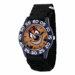Disney Lion King Pumba Kids' Black Plastic Time Teacher Watch