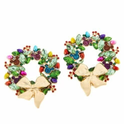BAUBLEBAR Disney Deck The Halls Wreath Earrings