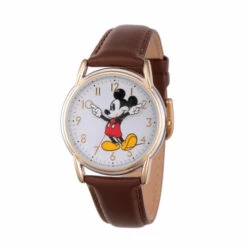 Disney Mickey Mouse Women's Cardiff Alloy Watch With Leather Strap