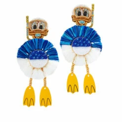 BAUBLEBAR Deep Sea Disney Donald Duck Multi-Color Drop Earrings