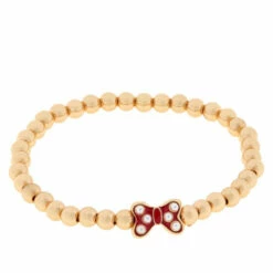 BAUBLEBAR Disney Minnie Mouse Pisa Beaded Stretch Bracelet