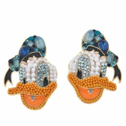 BAUBLEBAR Disney Donald Duck Multi-Color Stone Stud Earrings