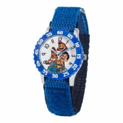 Disney Luca Kids' Blue Stainless Steel Time Teacher Watch