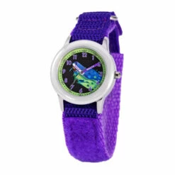Disney Luca Kids' Purple Stainless Steel Time Teacher Watch