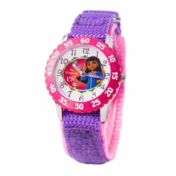 Disney Jr Mira Royal Detective Kids' Pink/Purple Stainless Steel Watch