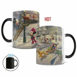 TK Disney Mickey's Victorian Christmas Heat-Sensitive Morphing Mug