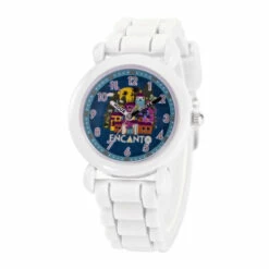 Disney Encanto Kids' White Silicone Strap Time Teacher Watch