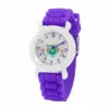 Disney Soul 22 Kids' White Time Teacher Watch W/Purple Silicone Strap -Disney store unnamed file 672