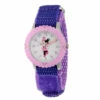 Disney Minnie Mouse Kids' Time Teacher Watch With Purple Nylon Strap -Disney store unnamed file 683