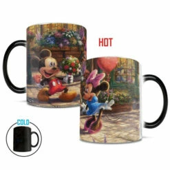 TK Disney Mickey & Minnie Sweetheart Café Heat-Sensitive Morphing Mug