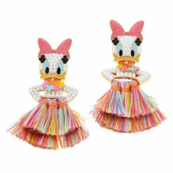 BAUBLEBAR Hula Disney Daisy Duck Multi-Color Drop Earrings