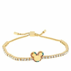 BAUBLEBAR Disney Mickey Mouse Multi-Color Stone Tennis Bracelet